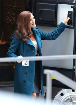Jessica Chastain First Looks Molly s Game in Toronto