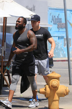 A Buff Looking Nick Jonas Heads to Lunch A Buff Looking Nick Jonas Heads to Lunch