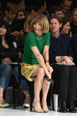 Vogue Editor Anna Wintour has been wearing the same Manolo Blahnik shoes since 1994 Vogue Editor Anna Wintour has been wearing the same Manolo Blahnik shoes since 1994