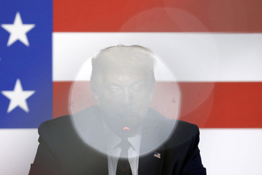 President Donald Trump Visits American Red Cross National Headquarters