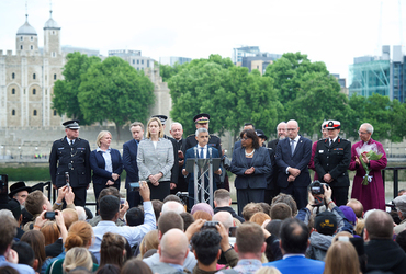 London Bridge terror attack vigil