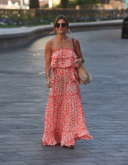 Zoe Hardman Seen Arriving at Global Radio Studios