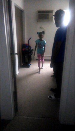 Dad Teaches Daughter Heels Walk