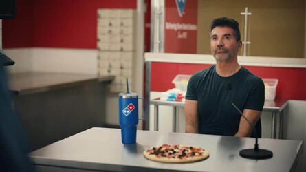 Simon Cowell in new Domino s advert