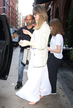 Angelina Jolie is Pictured Stepping Out in New York City.