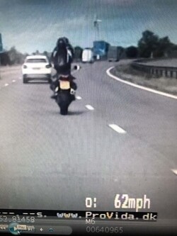 BIKER CAUGHT TAKING EXTREME SELFIES