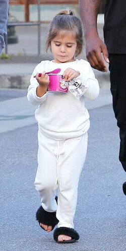 Scott Disick and his children Mason and Penelope hit a Calabasas frozen yogurt shop for a refreshing treat
