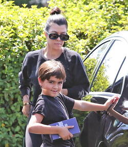 Kourtney Kardashian Is All Smiles After Treating The Kids To A Movie