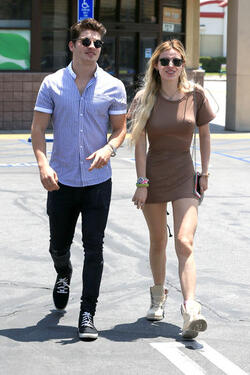 Bella Thorne and Gregg Sulkin can t keep their hands off of each other leaving Rite Aid. Bella Thorne and Gregg Sulkin can t keep their hands off of each other leaving Rite Aid.