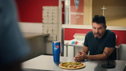 Simon Cowell in new Domino s advert