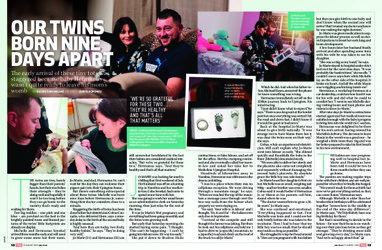 OUR TWINS BORN NINE DAYS APART