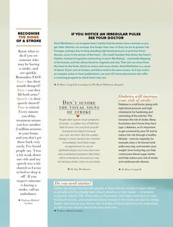 What doctors tell their friends about strokes