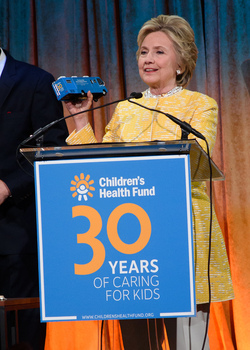 Hillary Clinton at Children s Health Fund Annual Benefit