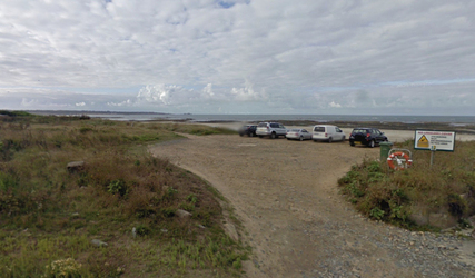 VIDEO Foolish man who went for night time swim in treacherous sea is saved by hero firefighters who dived in after him