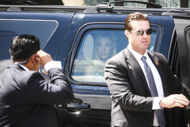 Ivanka Trump visits the Museum of Polish Jews and lays flowers at the Monument of the Warsaw Ghetto Heroes Ivanka Trump visits the Museum of Polish Jews and lays flowers at the Monument of the Warsaw Ghetto Heroes
