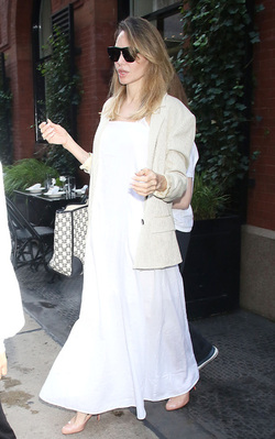 Angelina Jolie is Pictured Stepping Out in New York City.