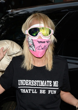 Kristin Chenoweth on her way to the Airport