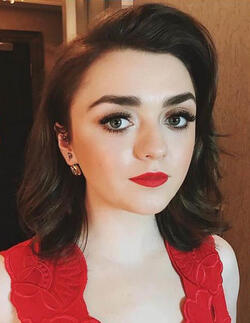 Maisie Williams rainbow hair colours through the years