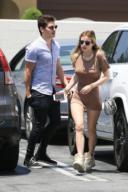 Bella Thorne and Gregg Sulkin can t keep their hands off of each other leaving Rite Aid. Bella Thorne and Gregg Sulkin can t keep their hands off of each other leaving Rite Aid.