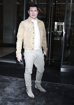 Nick and Vanessa Lachey Seen at SiriusXM Studios