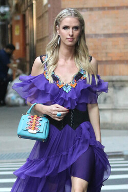 Nicky Hilton Rothschild on her way to the 50th Anniversary of Animal Haven