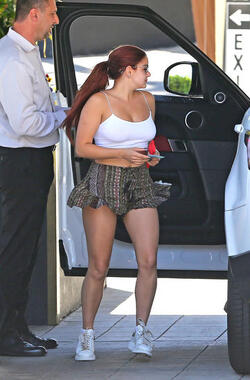 Ariel Winter leaving hotel after gettting new tattoo