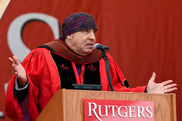 Steven Van Zandt receives Honorary Doctorate from Rutgers