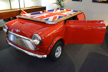 Mini Cooper pool table