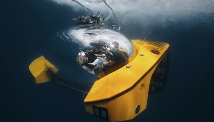 VIDEO Futuristic luxury submarine that looks like UFO offers cocktails and spa treatments 200 METRES below surface