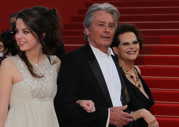 Alain Delon is present for the 63rd Festival de Cannes.