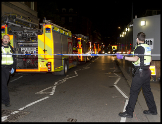 The scene following the London Bridge Terror attack