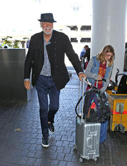 Mick Fleetwood Looking Spiffy At LAX