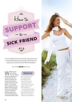 How to support a sick friend