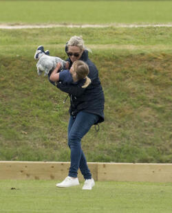 Zara and Mike Tindall have fun with Prince William and their kids at the polo Zara and Mike Tindall have fun with Prince William and their kids at the polo