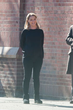 A Pregnant Katherine Heigl Spotted Filming in LA.