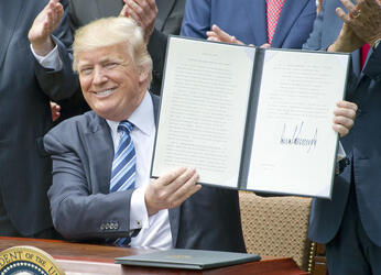President Donald Trump signs an Executive Order Promoting Free Speech and Religious Liberty President Donald Trump signs an Executive Order Promoting Free Speech and Religious Liberty