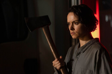 Daisy Ridley in her upcoming new film We Bury the Dead 