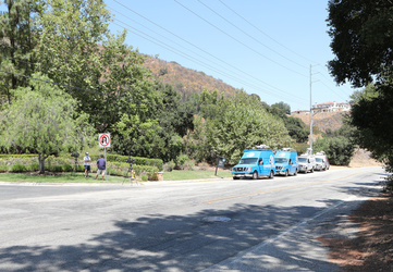 Media Arrives To The Scene As Jake Paul s Calabasas Mansion Raided By FBI