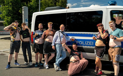 German Innkeeper Turns Guests Boozy Bellies Into Calendar Sensation German Innkeeper Turns Guests Boozy Bellies Into Calendar Sensation