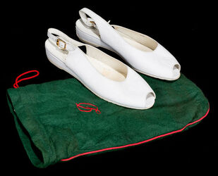 SHOES WORN BY A TEENAGE PRINCESS DIANA EXCEED EXPECTATIONS AT AUCTION