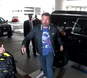 Ben Affleck Looking To Have Gained Weight At LAX