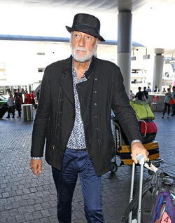 Mick Fleetwood Looking Spiffy At LAX