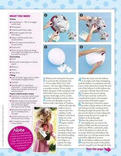 DIY Make an easter pinata Yours June p text and images available