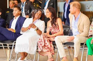 Harry And Meghan Start Four Day Visit To Colombia