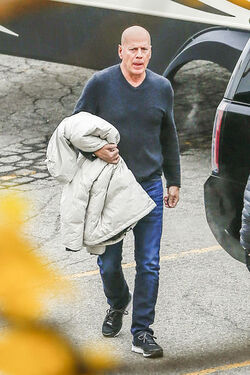 EXCLUSIVE Bruce Willis on the Set of Death Wish Montreal