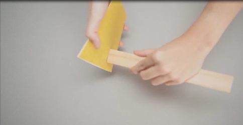 DIY Wooden Art Hanger