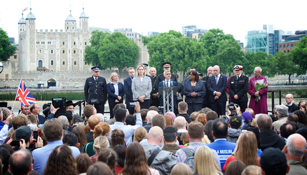 London Bridge terror attack vigil