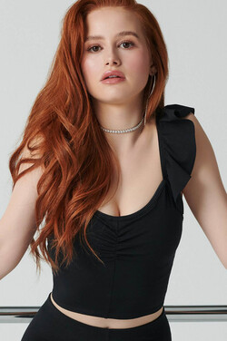 Madelaine Petsch modelling the new Fabletics x Madelaine Collection 2020