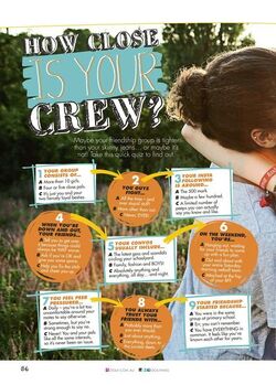 Quiz How close is your crew Quiz How close is your crew