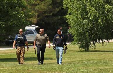 Investigation at baseball practice shooter s home Investigation at baseball practice shooter s home